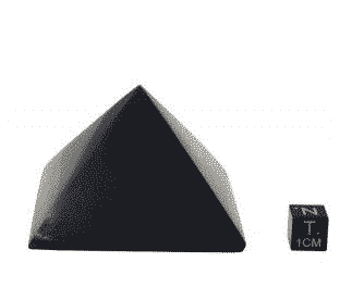 Edelsteen Piramide Shungiet - 60 mm