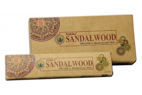 Goloka  Wierook Organica Sandalwood (6 pakjes)
