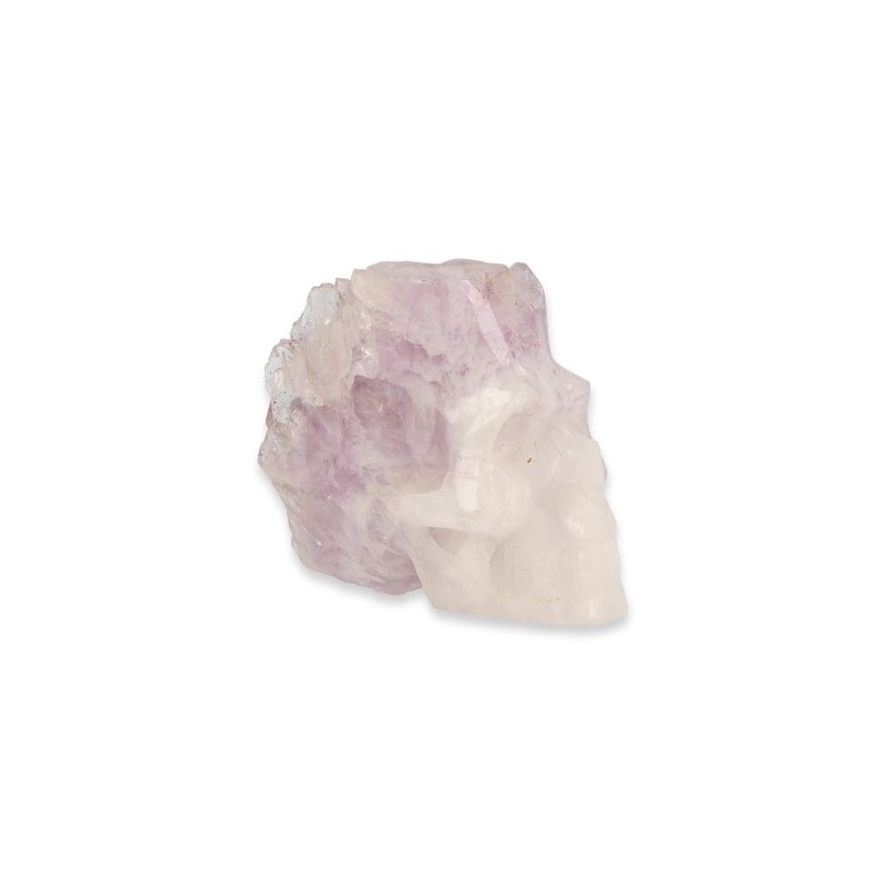 Edelstenen Schedel Bergkristal - Amethist (Model 3)