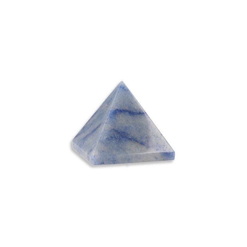 Edelsteen Piramide Blauwe Kwarts - 25 mm