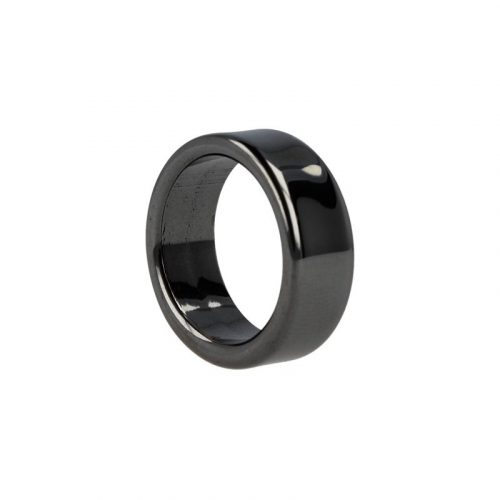 Edelstenen Ring Hematiet Plat (8 mm - Maat 20)