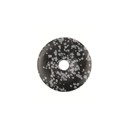 Donut Obsidiaan Sneeuwvlok (40 mm)