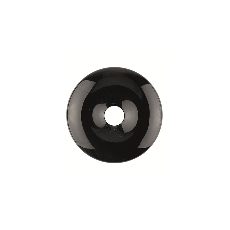 Donut Obsidiaan Zwart (30 mm)
