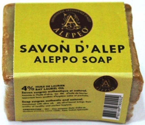 Biologische Aleppo Olijfzeep Savon d'Alep 4%