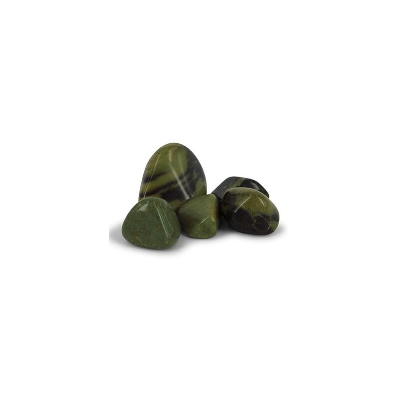 Trommelstenen Jaspis Groen (50 gram - 20-30 mm)