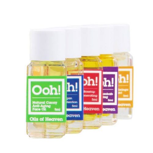 Oils of Heaven Vegan Travelset (Set van 5 x Face Oil)