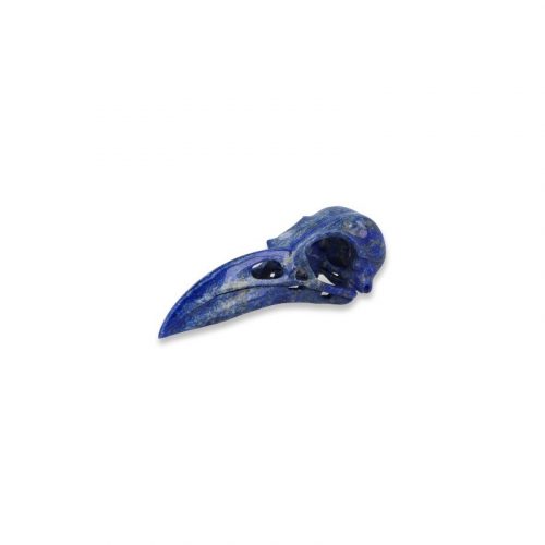 Kristallen Schedel Lapis Lazuli Raaf - 12 cm
