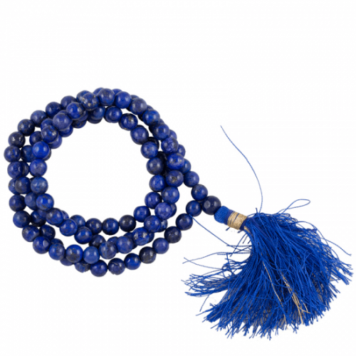 Mala Lapis Lazuli AA-Kwaliteit 108 Kralen met Tasje