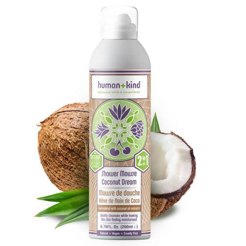 Human + Kind Shower Mousse Coconut Dream Vegan