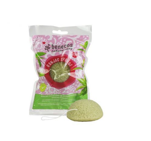 Benecos Natural Konjac Spons - Green Tea