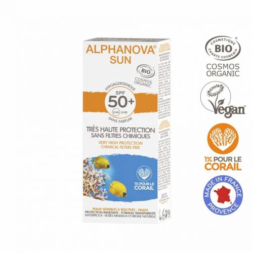 Alphanova SUN BIO SPF 50 voor de Allergische Gevoelige Huid - Waterproof