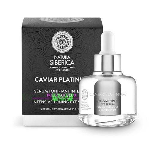 Natura Siberica Caviar Platinum Intensive toning eye serum 30 ml