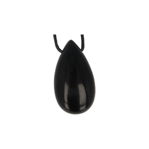 Druppelvormige Hanger Zwarte Obsidiaan