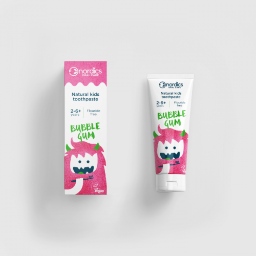 Nordics Tandpasta Kids Bubble Gum (50 ml)