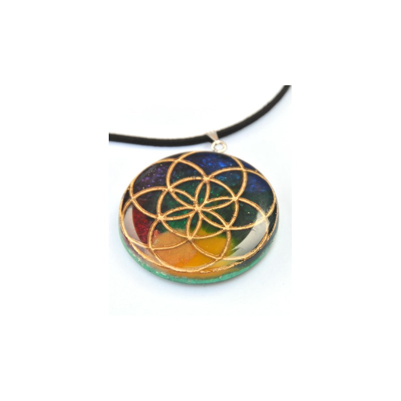 Orgonite Hanger Seed of Life Rond