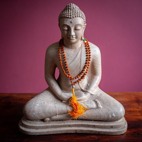 Rudraksha Chakra Edelstenen Buddha Mala - 108 kralen