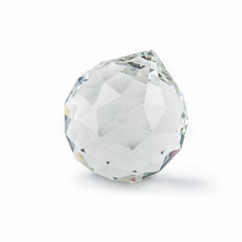 Regenboogkristal Bol Transparant (40 mm)