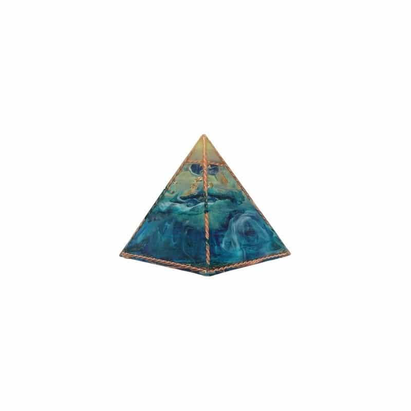 Orgonite Piramide Turquoise (110 mm)