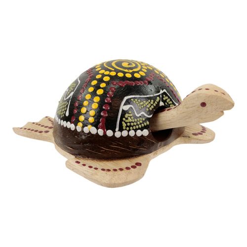 Houten Schildpad met Wiebelkop