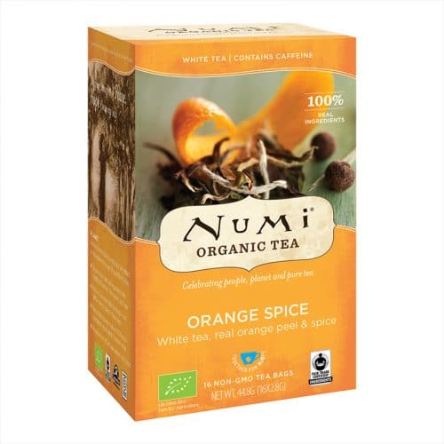 Numi Biologische Witte Thee Orange Spice (16 x 2.8 gram)