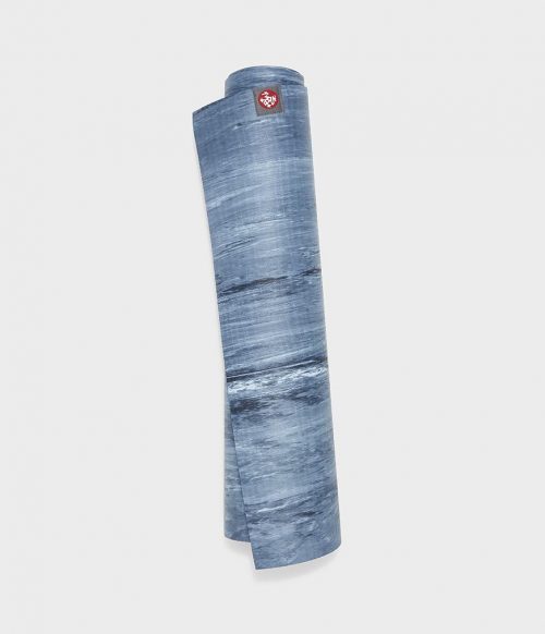 Manduka EKO Yogamat Blauw 5 mm – Ebb Marbled – 180 x 66 cm