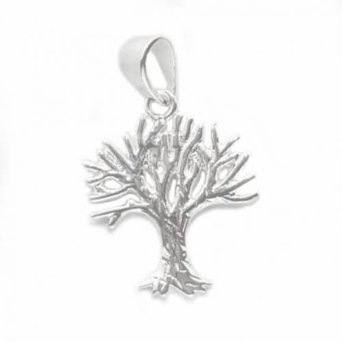 Zilveren Hanger Levensboom (20 mm)