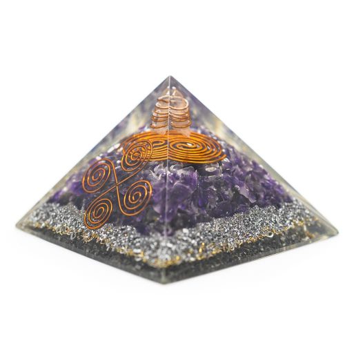 Orgonite Piramide Amethist - Vastu - (70 mm)