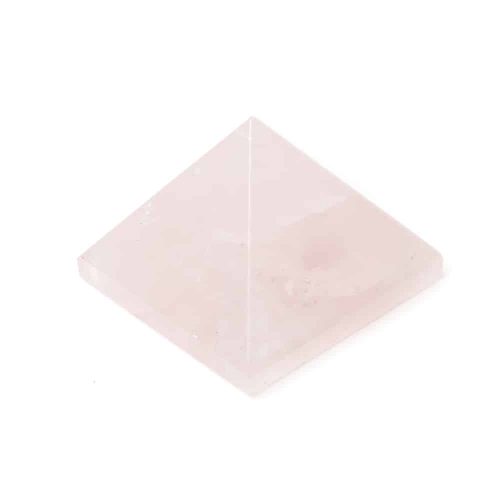 Edelsteen Piramide Roze Kwarts - 25 mm
