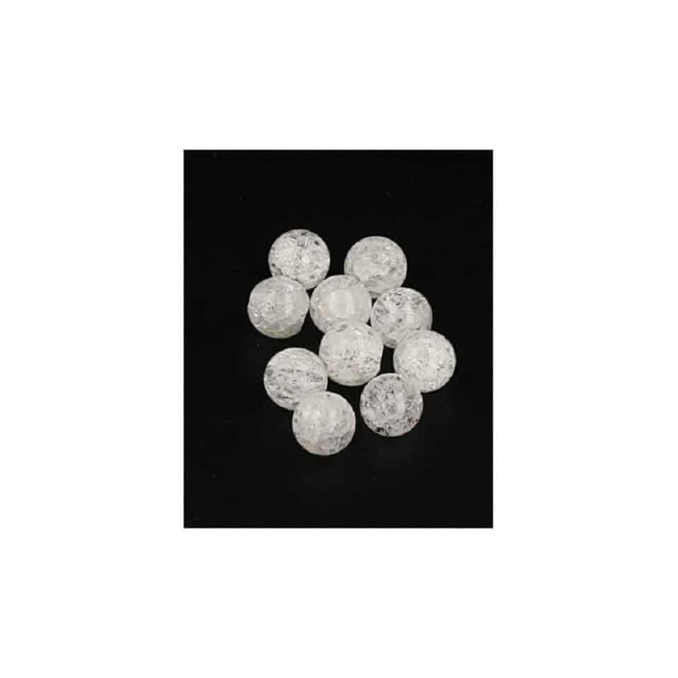 Bergkristal Crackle Kralen (10 stuks - 6 mm)