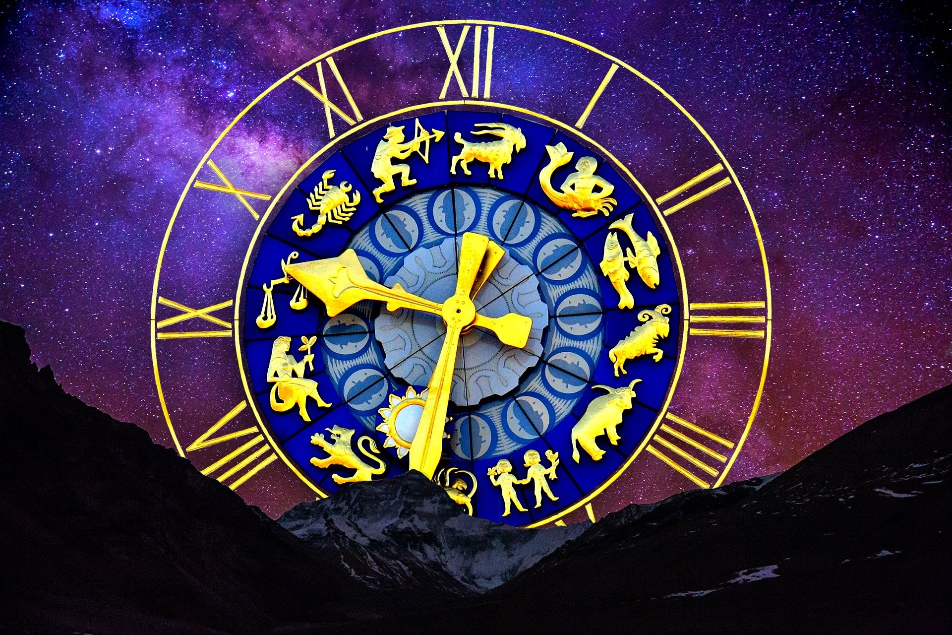 zodiac sign sterrenbeeld astrologie sterren klok
