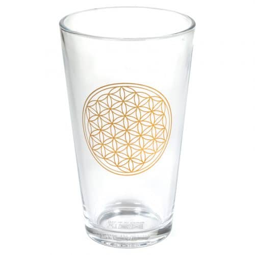Drinkglas Bloem des Levens - Flower of Life (480 ml)