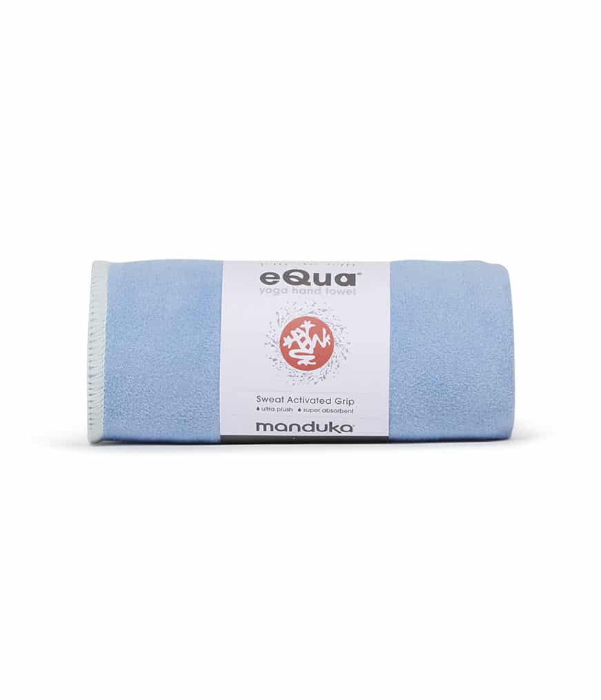 Manduka eQua Yoga Handdoek – Clear Blue (67 x 40 cm)