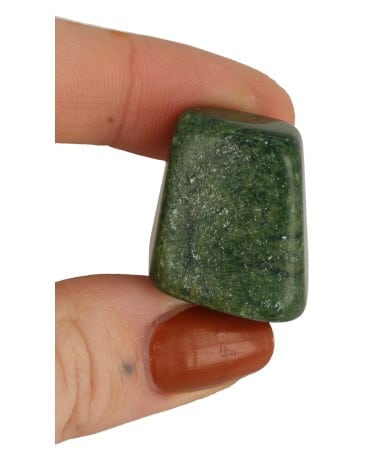 Verdiet Trommelsteen -  Afrikaanse Jade
