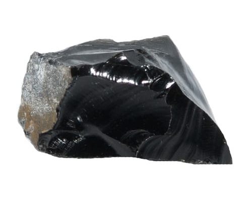 Druppelvormige Edelsteen Hanger Obsidiaan (20 mm)