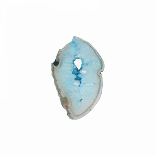 Blauwe Agaatschijf Klein (6 - 10 cm)