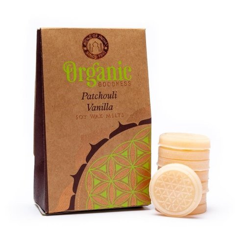 Organic Goodness Wax Melts Geurwax Patchoulli/Vanille - 40 gram