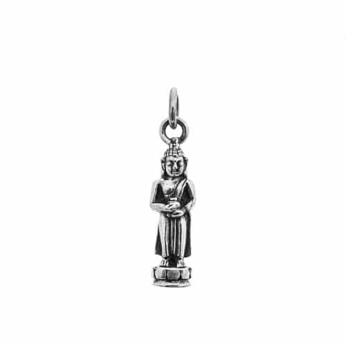 Geboortedag Boeddha hanger/bedel Woensdag 925 zilver – 2 cm