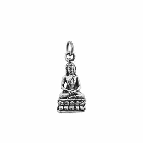 Geboortedag Boeddha hanger/bedel Donderdag 925 zilver – 2 cm