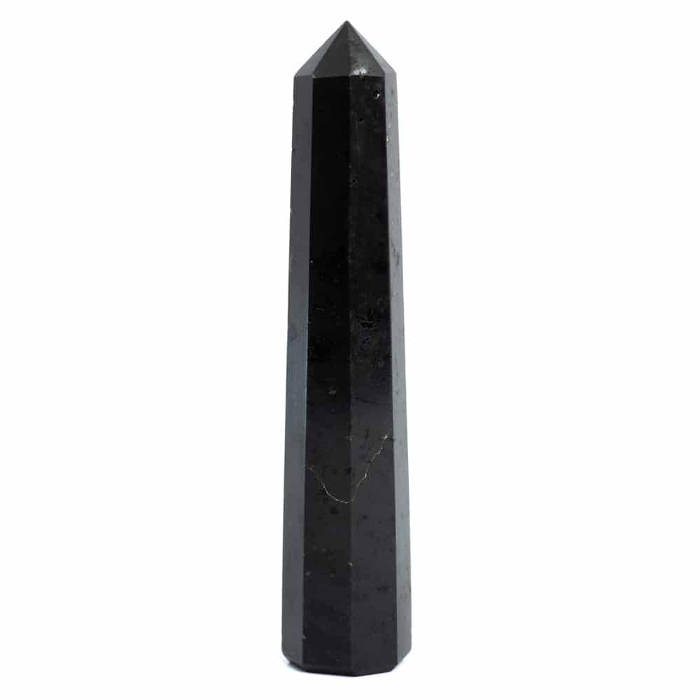 Edelsteen Obelisk Punt Zwarte Toermalijn - 90-120 mm