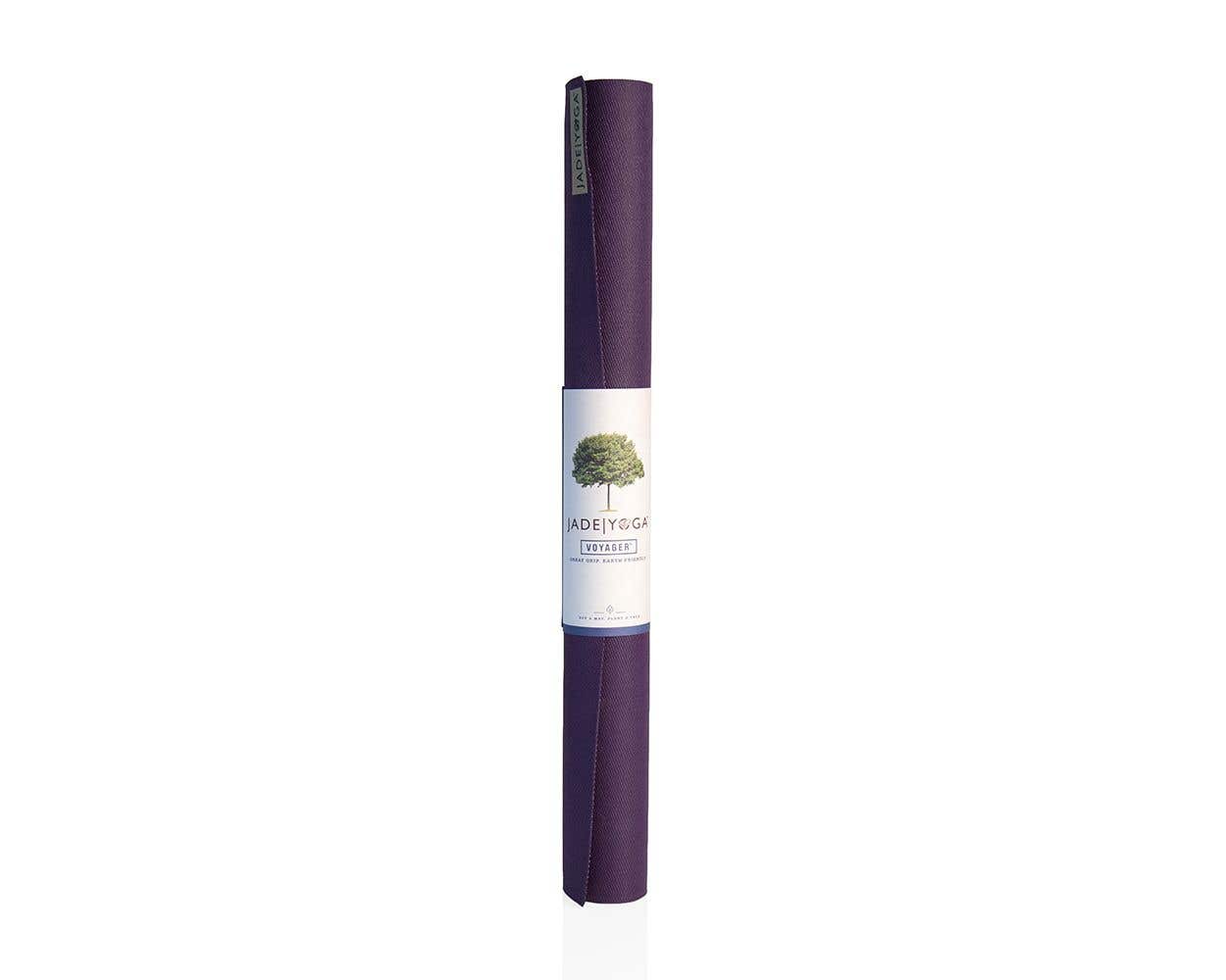 Jade Yoga Voyager Reis Yogamat Eco Rubber Paars 1.6 mm - (173 x 61 cm)