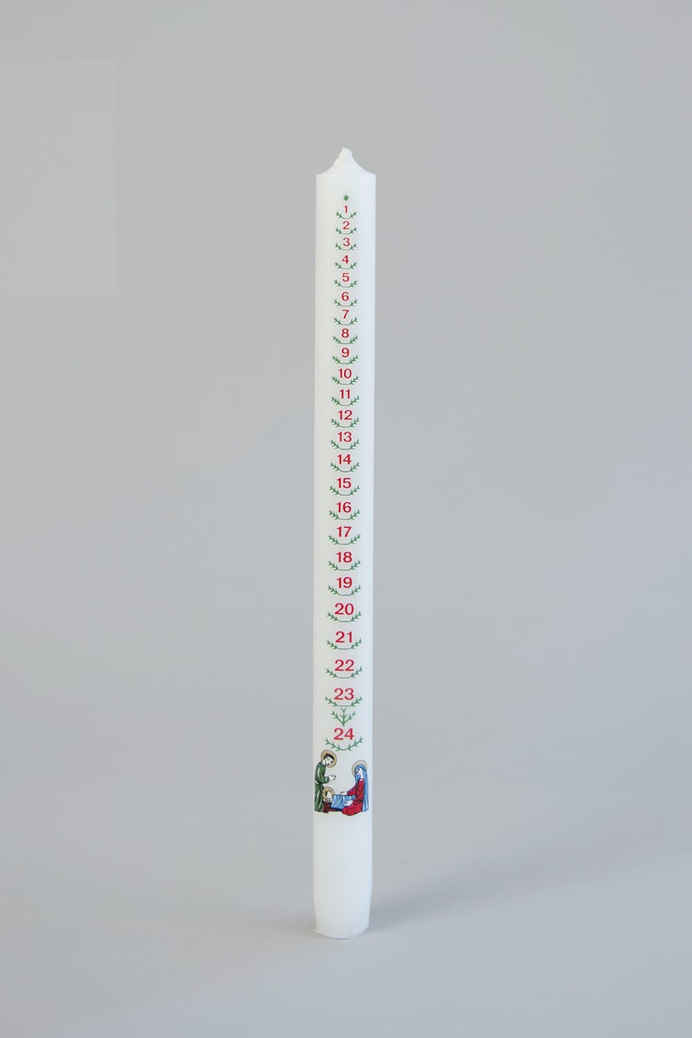 Traditionele Kerkkaars - Adventkaars - 30 x 2.3 cm