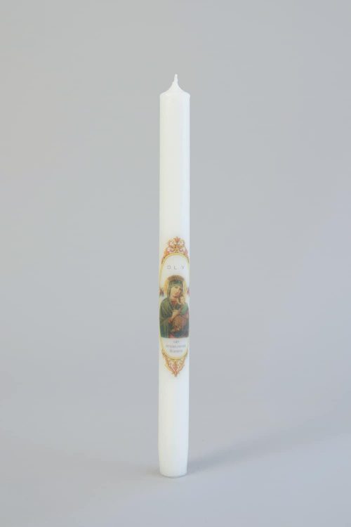 Traditionele Kerkkaars - Mariakaars - 30 x 2.3 cm