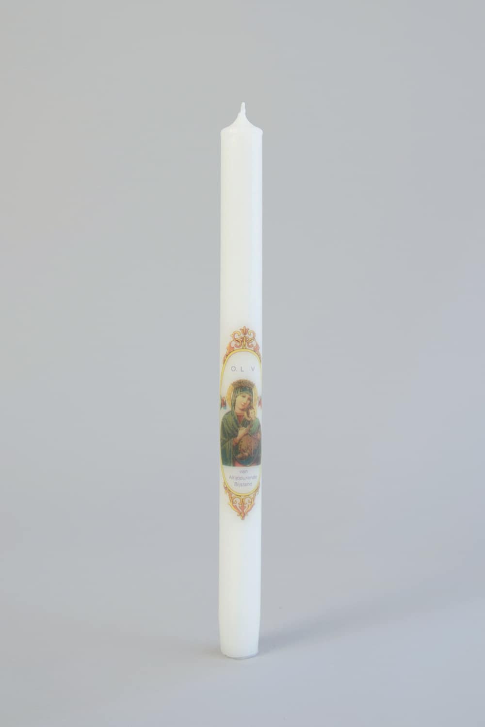 Traditionele Kerkkaars - Mariakaars - 30 x 2.3 cm