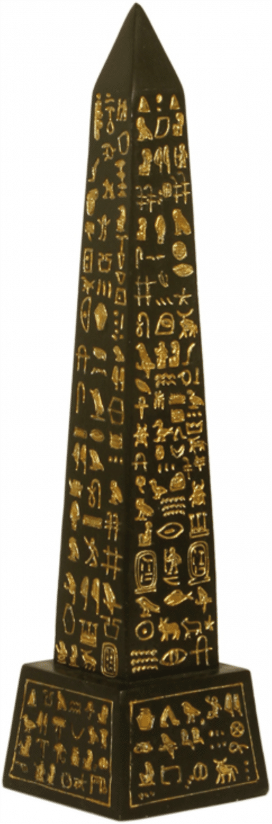 Beeld Egyptische Obelisk (21 cm)