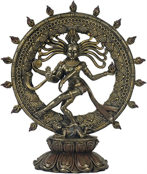 Shiva Nataraj Bronskleurig (23 cm)
