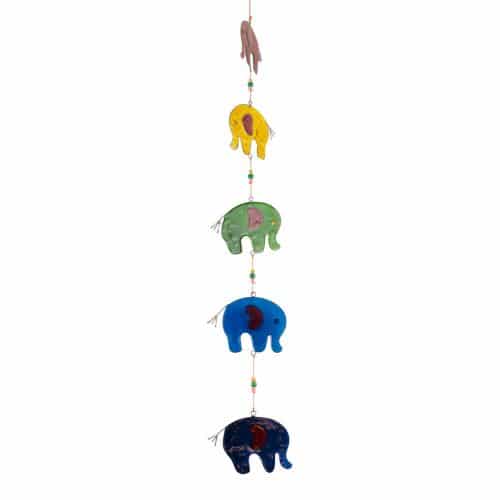 Mobiel 5 Olifanten - Multicolor
