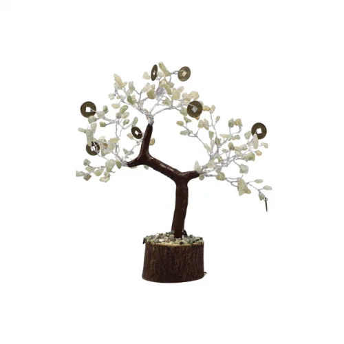 Edelsteenboom Groene Aventurijn - Voorspoed - 18 cm