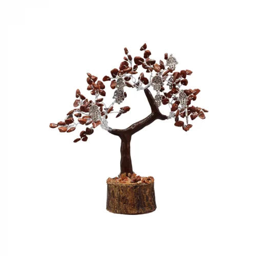 Edelsteenboom Rode Jaspis - Bescherming - 20 cm