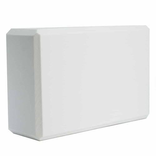 Spiru Yoga Blok EVA-Schuim Wit Rechthoekig - 22 x 15 x 7.5 cm