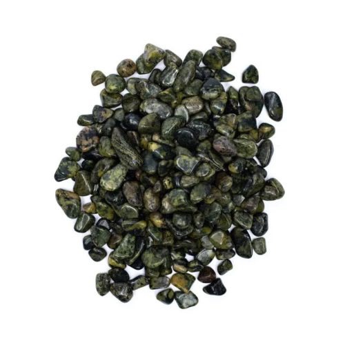 Nefriet jade trommelstenen A/B kwaliteit -- ±800g; ±0.5-2.5cm
